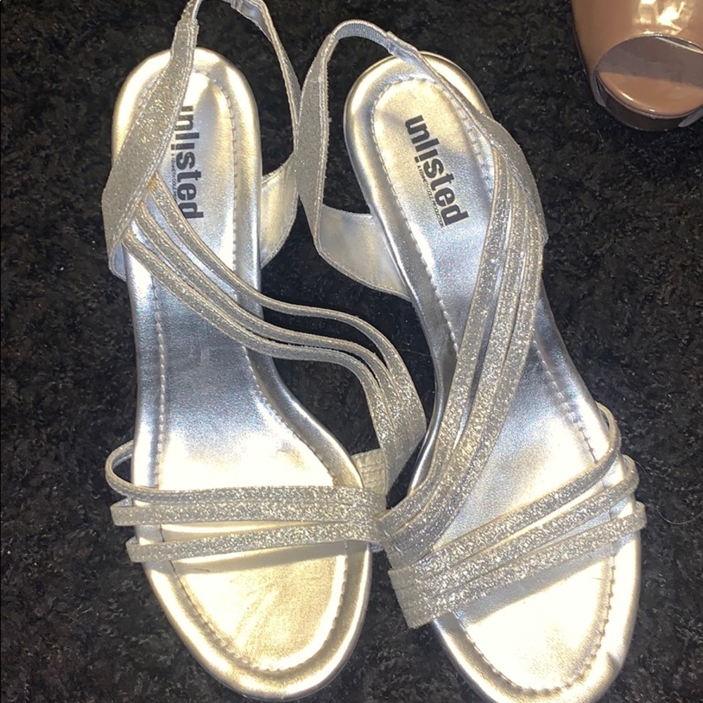Silver heels